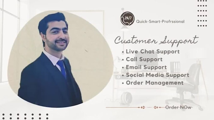 be your customer support agent for live chat, email and phone support