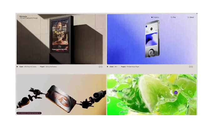 squarespace 3d animated website, 3d squarespace website spline website animation