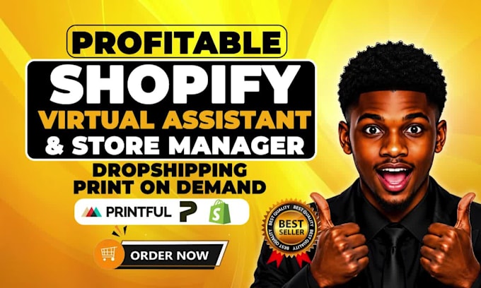 be shopify manager shopify pod store manager shopify virtual assistant for sales