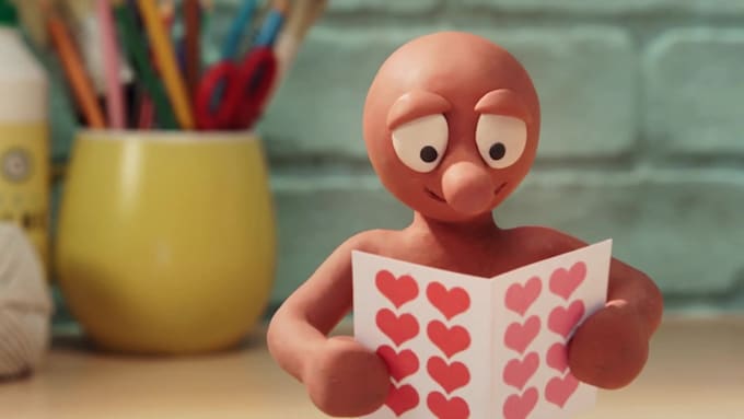 create 3d claymation animation, stop motion, clay character, 3d clay, 3d model