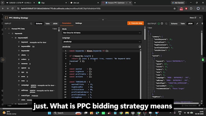 build a rulebased amazon PPC optimizer with inventory alerts