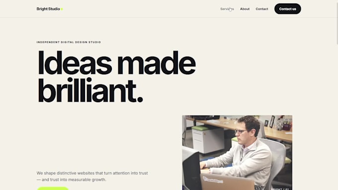 build your website to your specifications