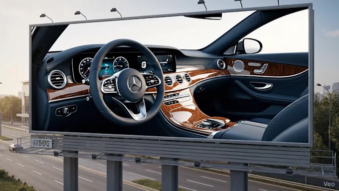 create 3d billboard design, billboard animation, led screen video