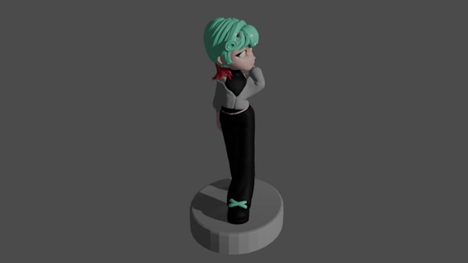 3d sculpt chibis for multicolour 3d printing