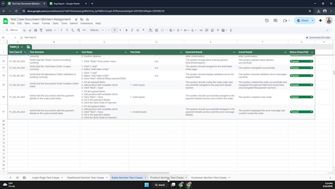 test your website and provide detailed bug reports