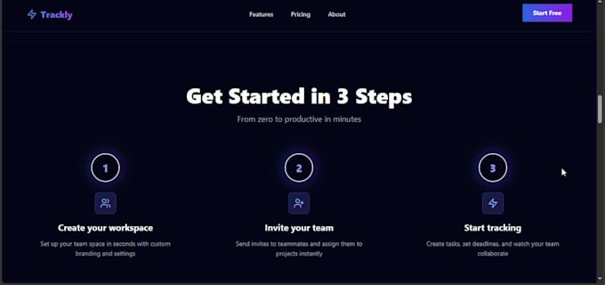 build a modern ai powered react portfolio website for developers