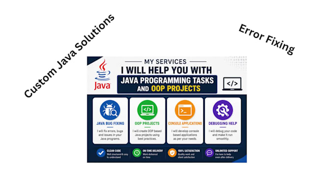 fix java bugs and do oop projects