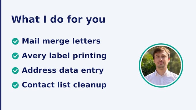 do mail merge and avery label data entry for your mailing list