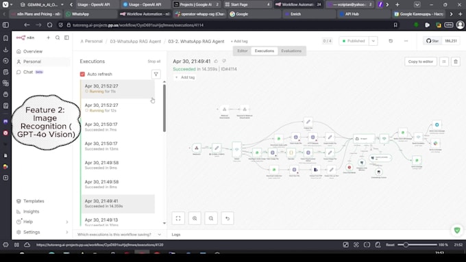 build an advanced multimodal whatsapp rag ai agent in n8n