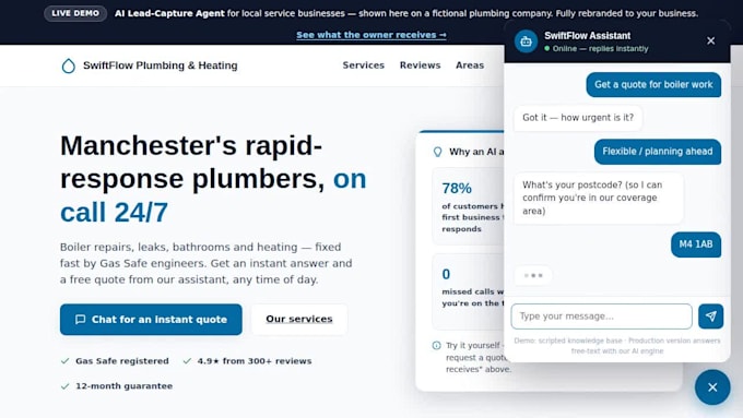 build an ai lead capture chatbot for your website