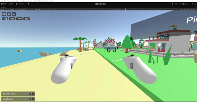 develop custom unity VR mechanics and interactions for your project