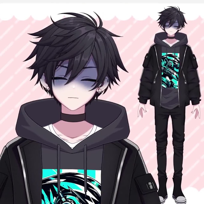 create your live2d vtuber model, rigging, expressions and physics