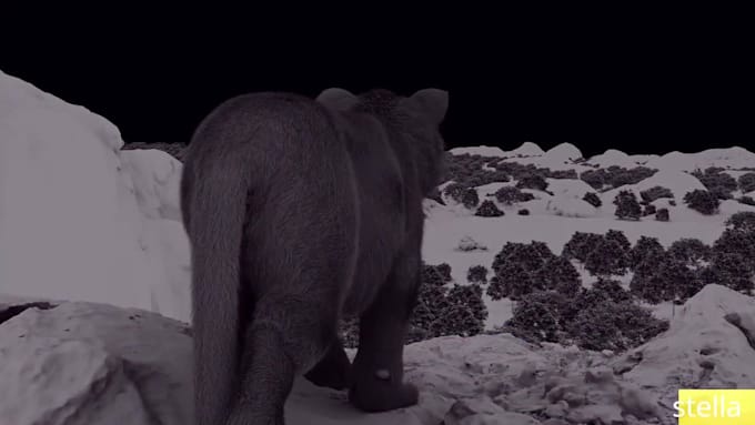 do realistic 3d animal models cgi creature xgen fur and animation compositing