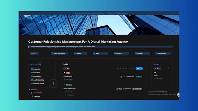 build a custom notion template notion workspace with ai agent and automation