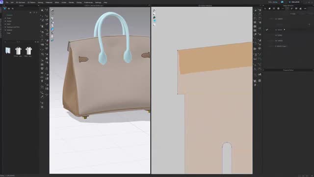create digital handbag backpack totes bag sewing pattern design and techpack pdf