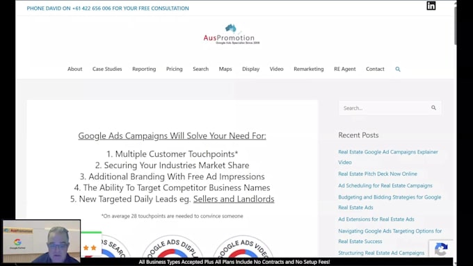 be your google ads account manager