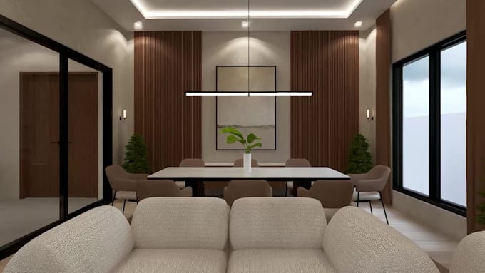 do modern realistic interior design
