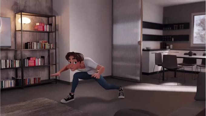 do 3d character modeling, 3d character rigging, 3d character animation video