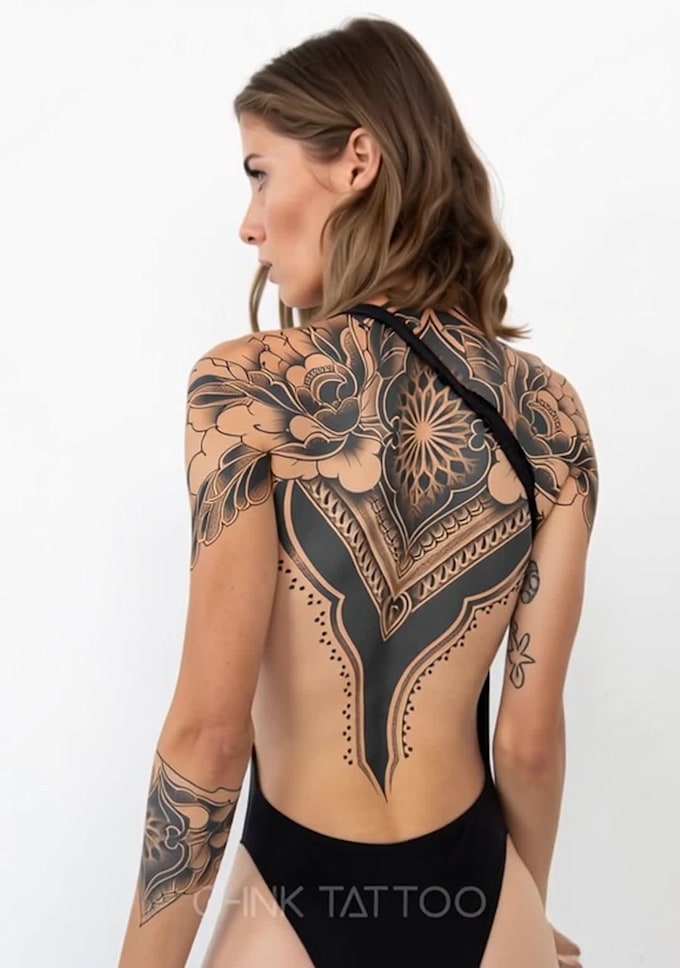 create your custom geometric, ornamental or dotwork tattoo design