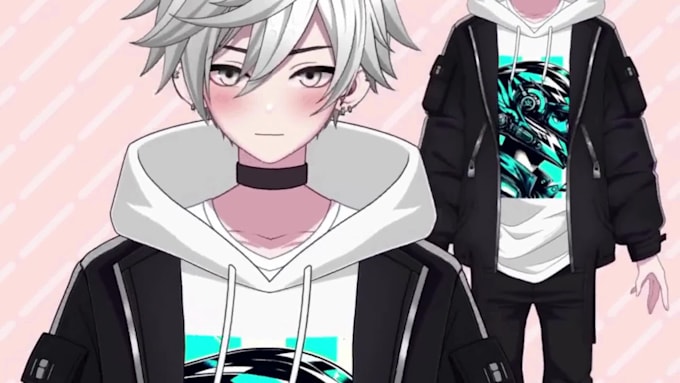 Draw and rig 2d vtuber model, live2d rigging, vtuber avatar, anime ...