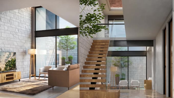 do 3d modeling and high quality architectural rendering