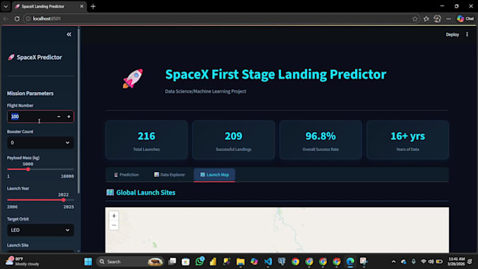 build a streamlit web app for machine learning models