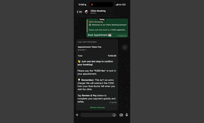 create custom whatsapp bot for your business