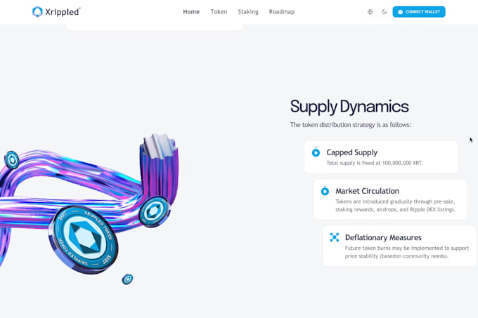 design high converting web3 crypto landing page in figma