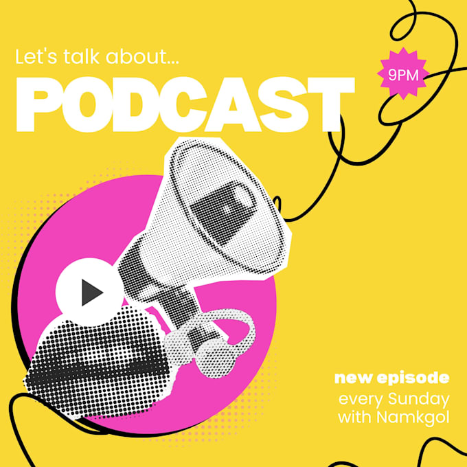 podcast artwork designer for spotify and apple podcasts