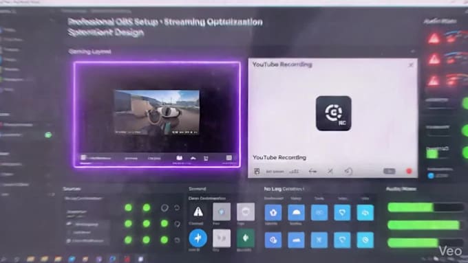 design quality obs streaming scene and optimize your setup for youtube or twitch