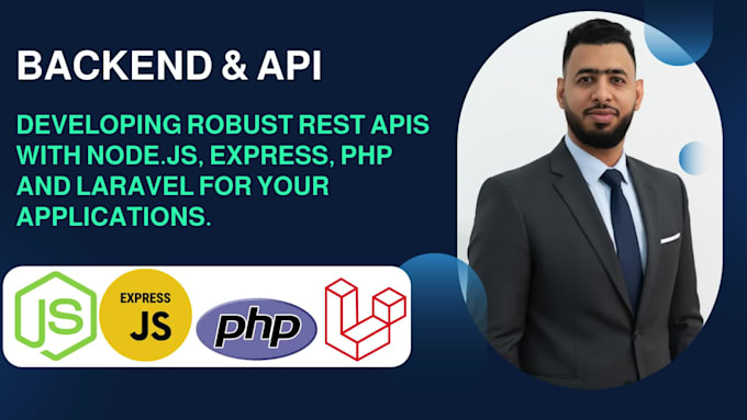 create a professional backend API for web or mobile apps