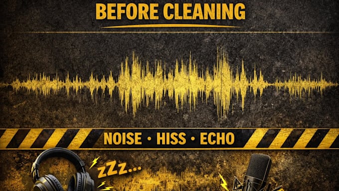 edit, clean, mix your audio file