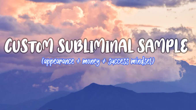 write custom affirmation scripts and create subliminal audio