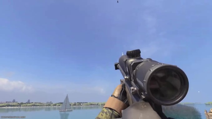 create hyper realistic fps animation, 3d gun and weapon model, reload loop