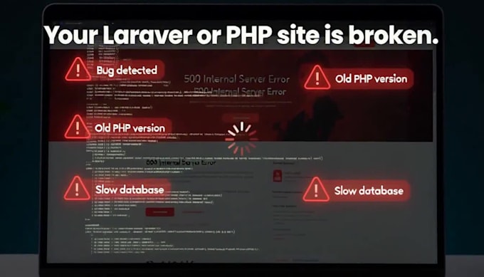 fix bugs and upgrade your PHP or laravel website