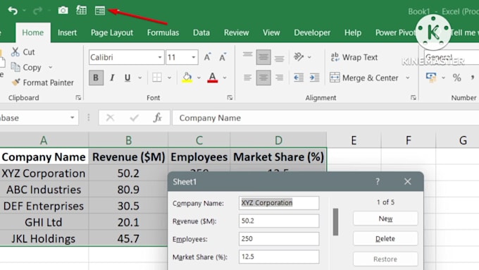 get modern, minimalist business data entry work done