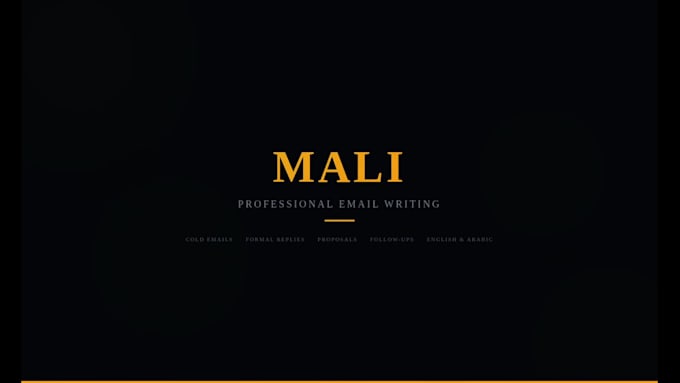 write professional english and arabic business emails