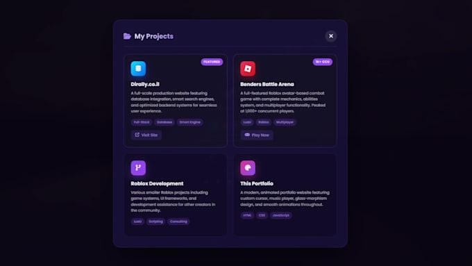 build your portfolio website with smooth animations