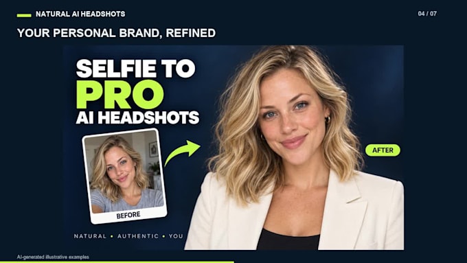 create natural ai profile pictures from your selfies