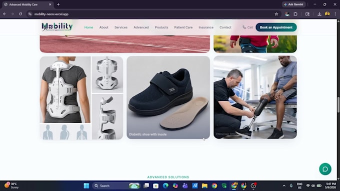 build a responsive react website