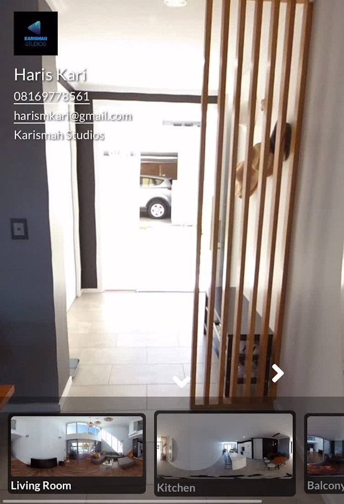 create interactive 360 virtual tour for any real estate