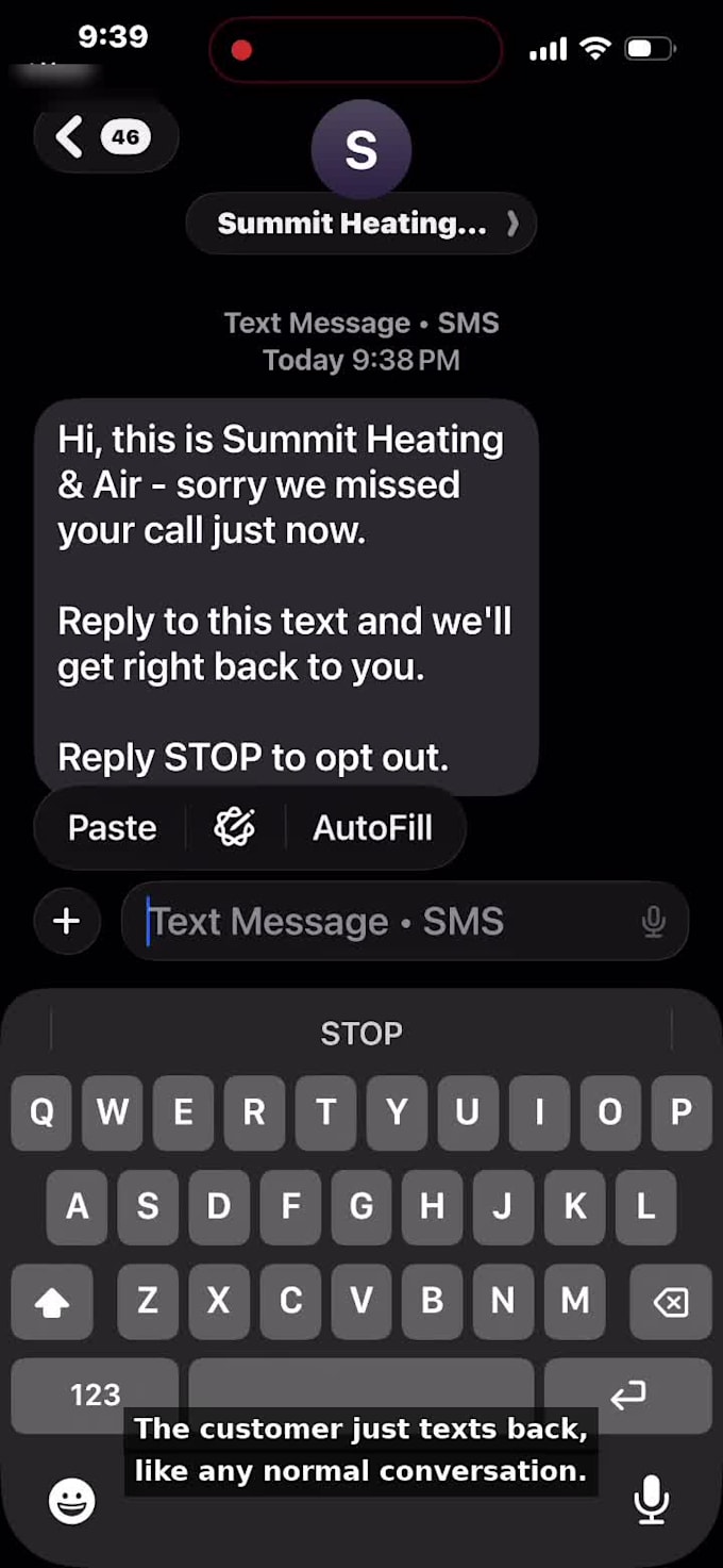 set up missed call text back automation for your business