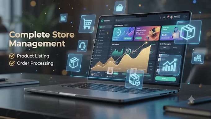 handle your ebay and mercari store like a professional VA
