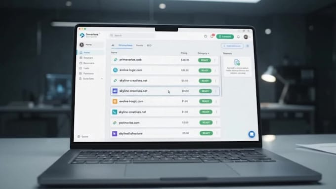 list your domain names on top domain marketplaces