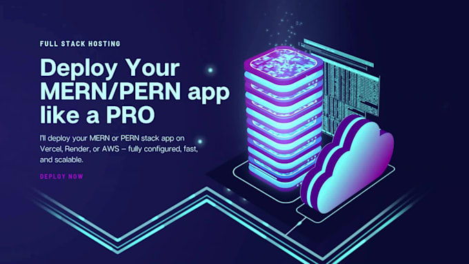 deploy your mern or pern stack app on vercel, render, or AWS