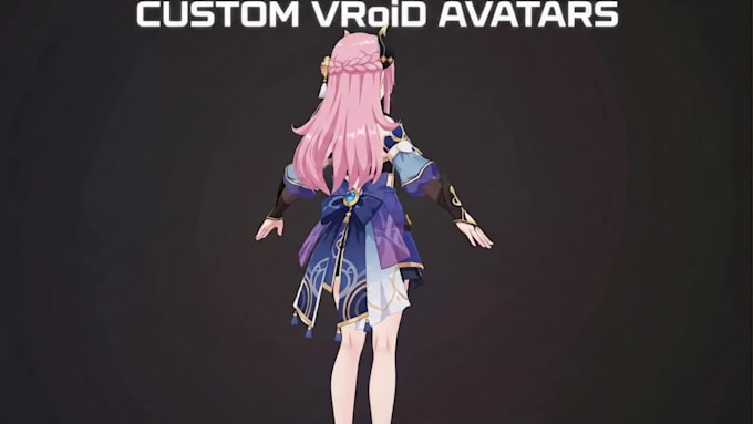 create 3d character for model and rigging, 3d vtuber, vrchat, vroid