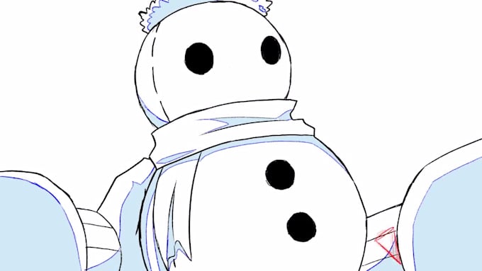 animate 2d character design frame by frame