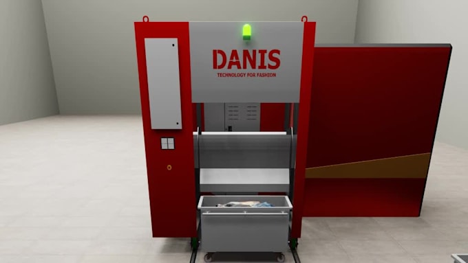 create 3d industrial machinery animation equipment visualize video