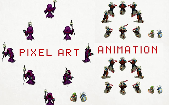 create smooth pixel art animation, sprite sheets and 8 direction game characters