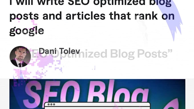 create unique SEO blog articles and content that ranks high